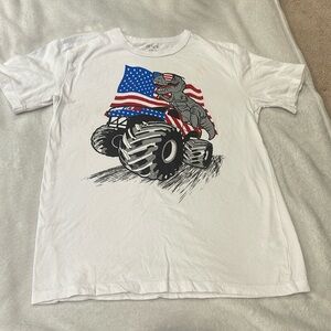 Boys American Flag Dino T-Shirt
